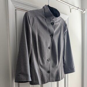 NARCISO RODRIGUEZ Gray Pinstripe Blazer